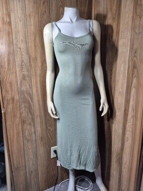 Sandro Pale Green Maxi Dress Sz 34